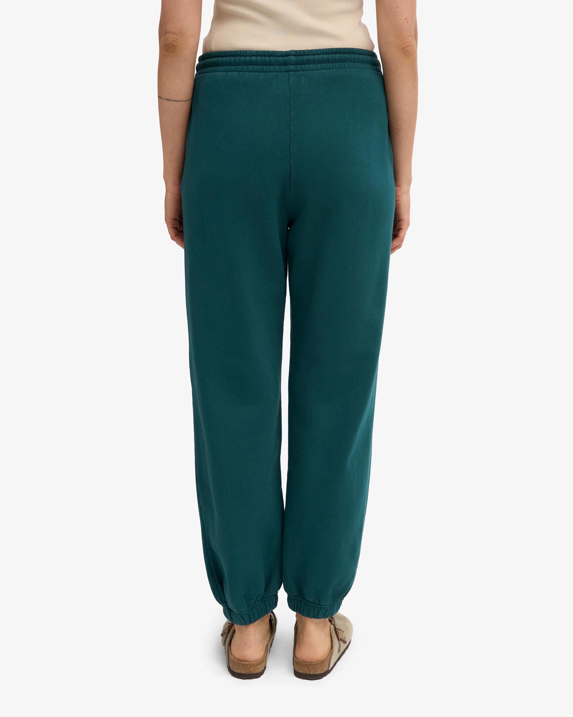 Organic Relaxed Sweatpants - Emerald Green Product Image