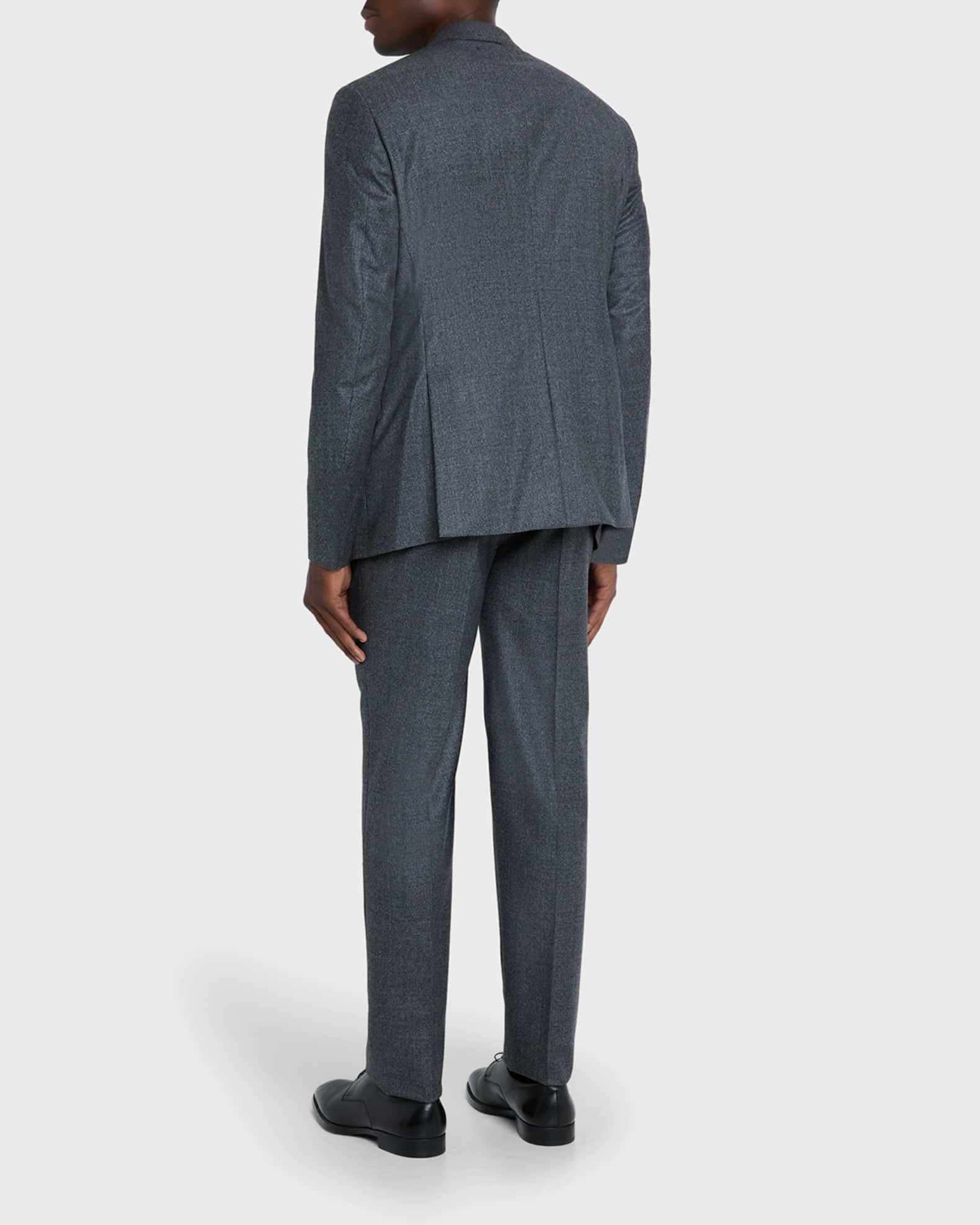 Men's Wool Micro-Houndstooth Two-Piece Suit Product Image