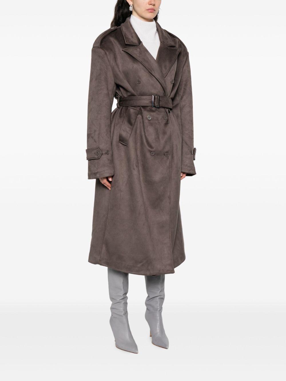 Pembroke belted double-breasted trench coat Product Image