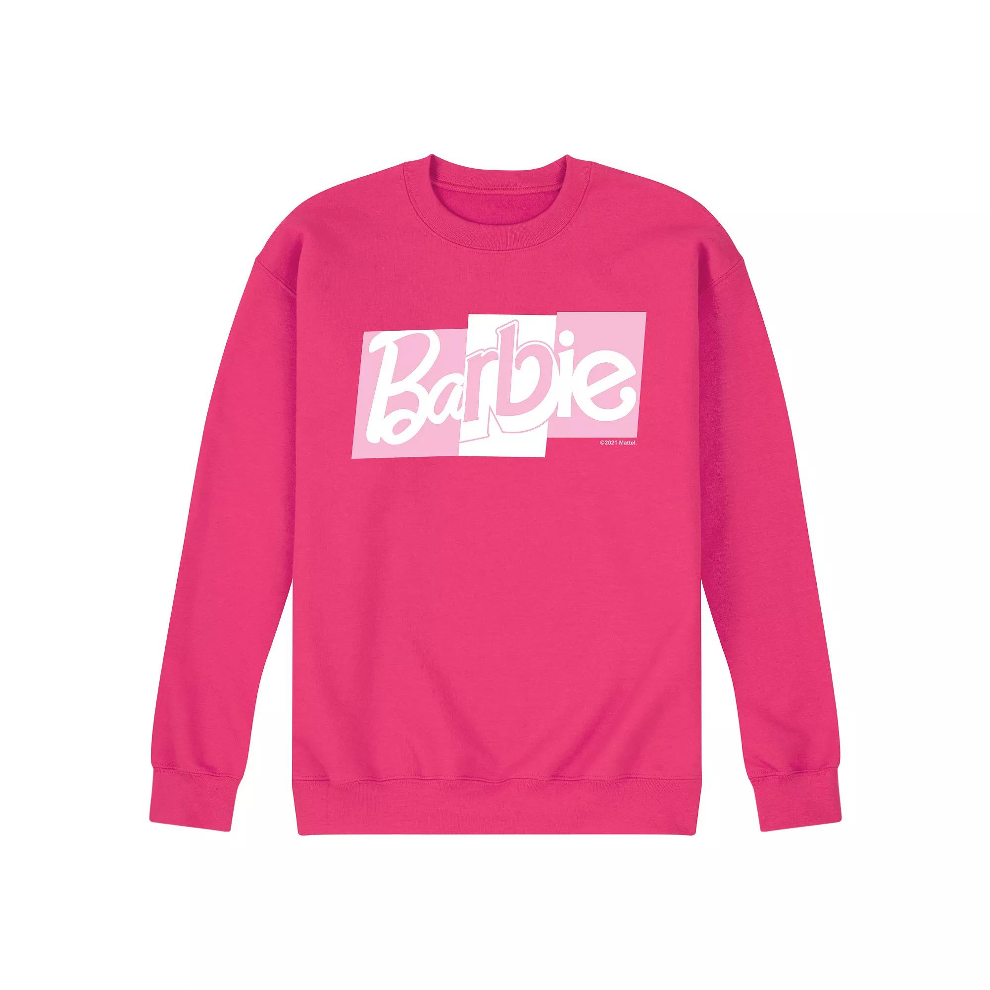 Men's Barbie Logo Fleece Sweatshirt,  Product Image