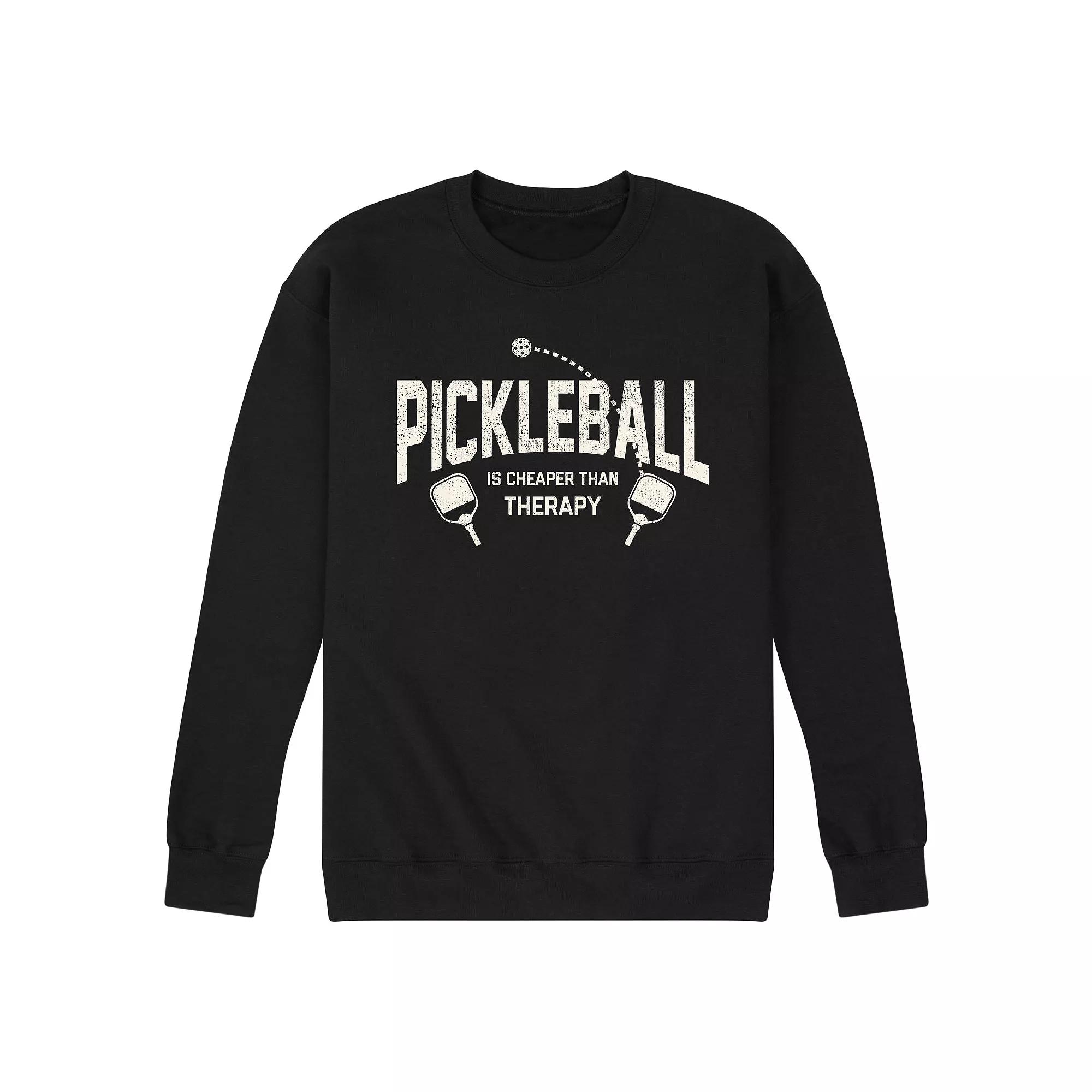 Men's Disney Mickey Mouse Ears Wreath Fleece Sweatshirt,  Product Image