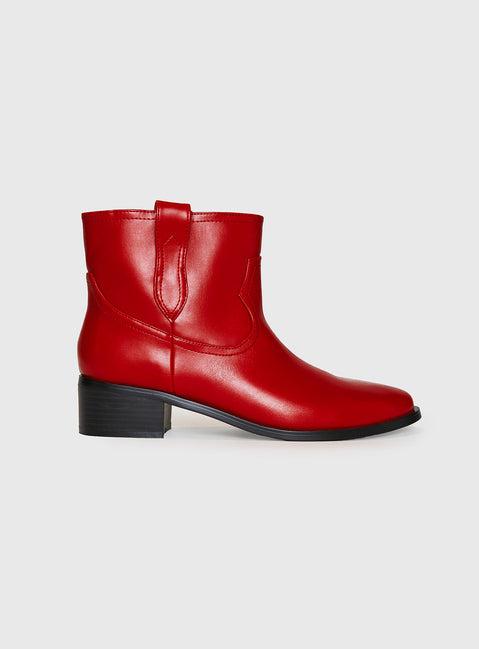 Lunas Boots Red Product Image