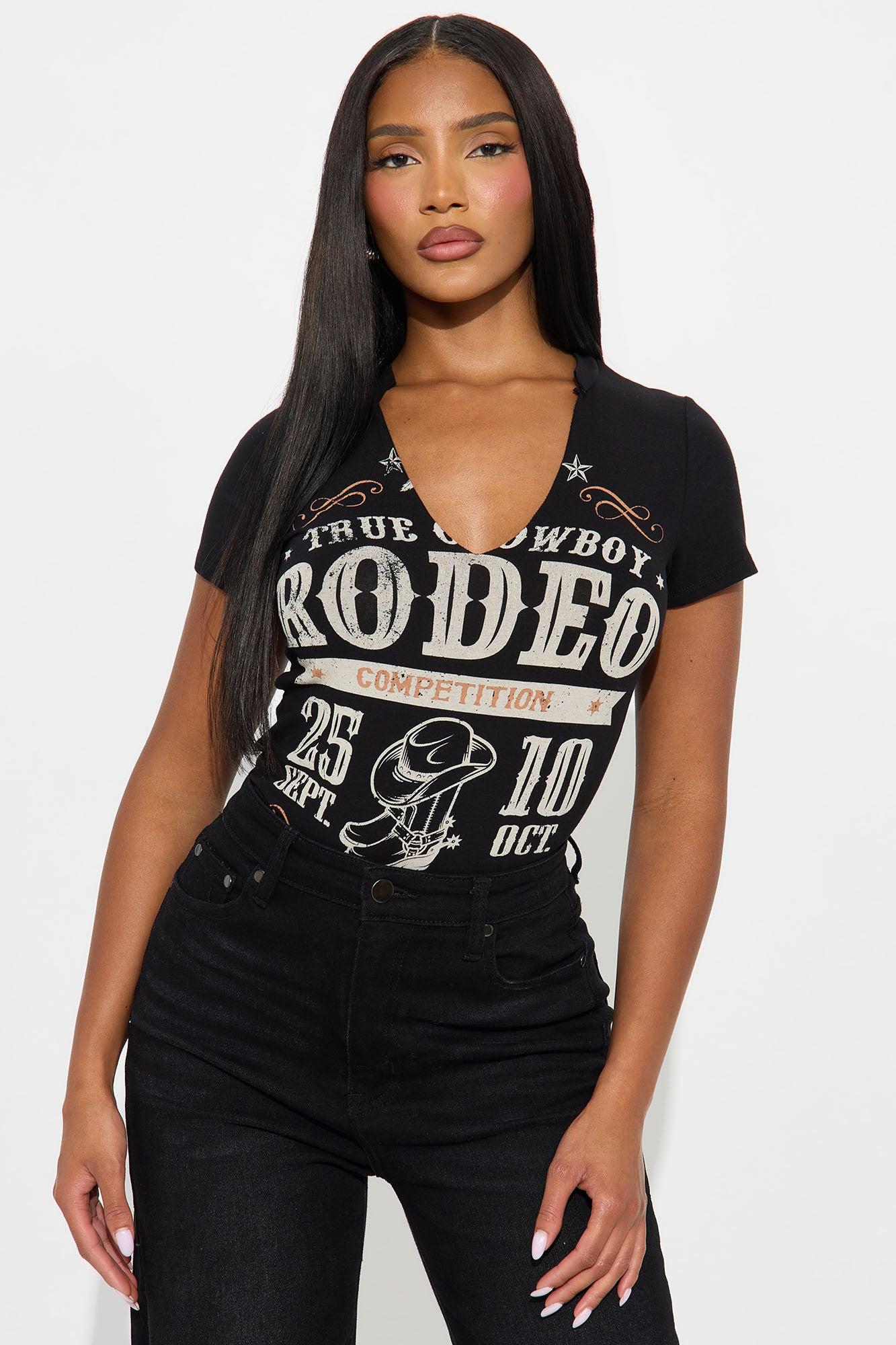 Rodeo Remix Bodysuit - Black Female Product Image