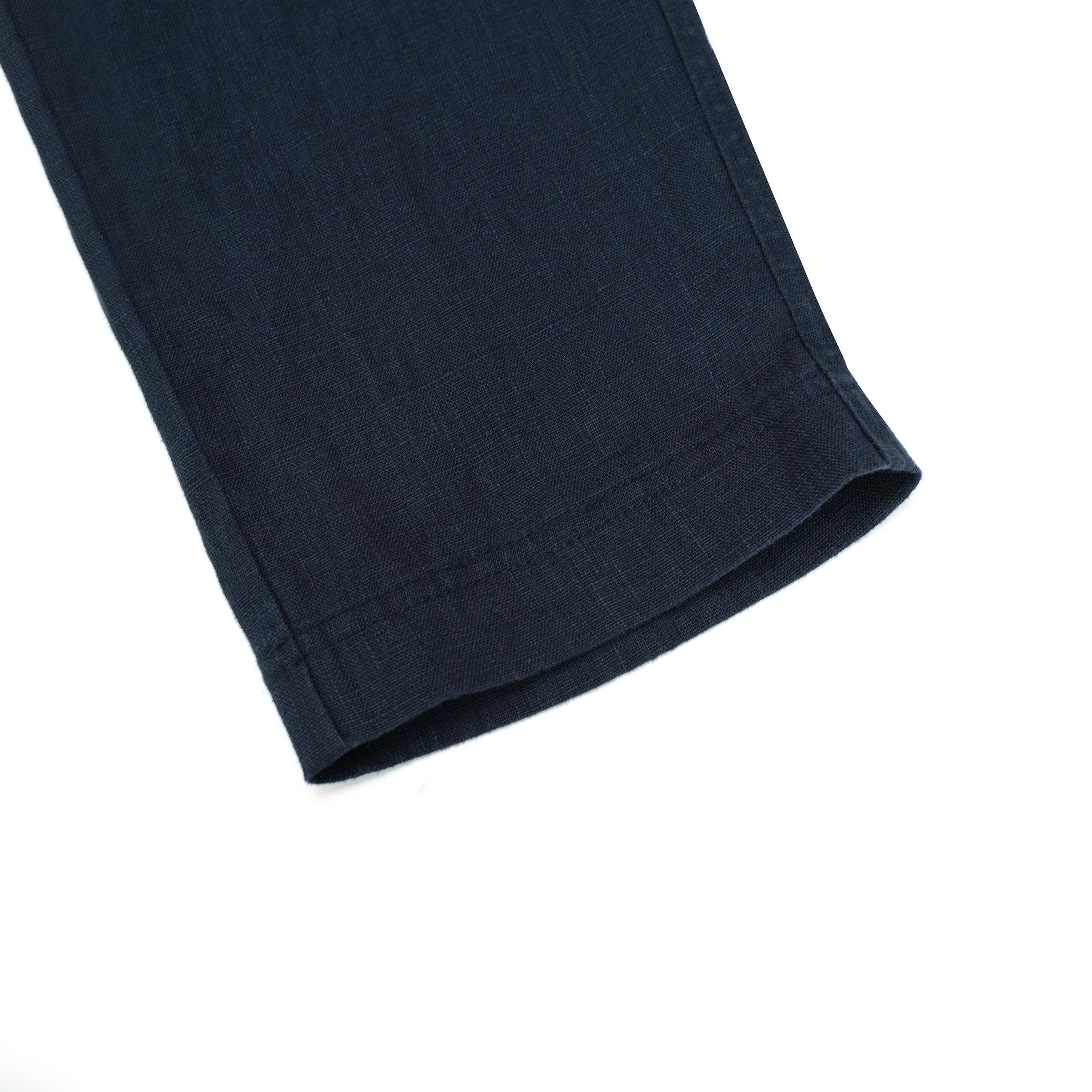 Bal Harbour Aventura Washed Linen Pants - Navy Product Image