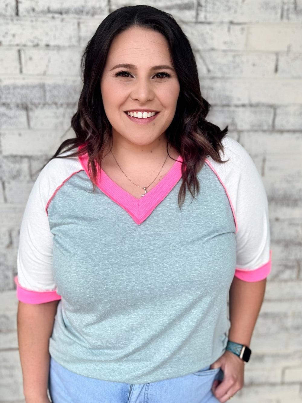 PLUS Day to Day Color Block Top- 2 colors* Product Image