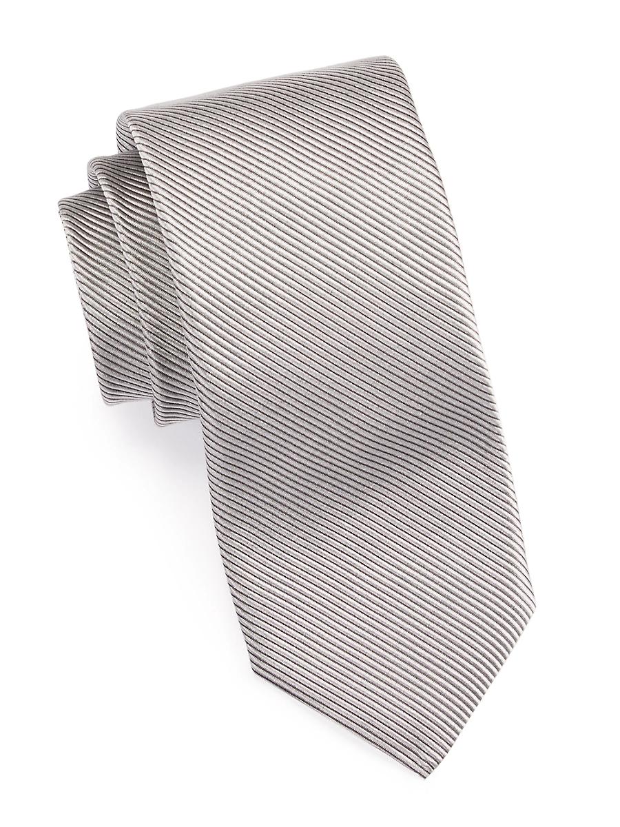Mens Ribbed Silk-Blend Tie Product Image