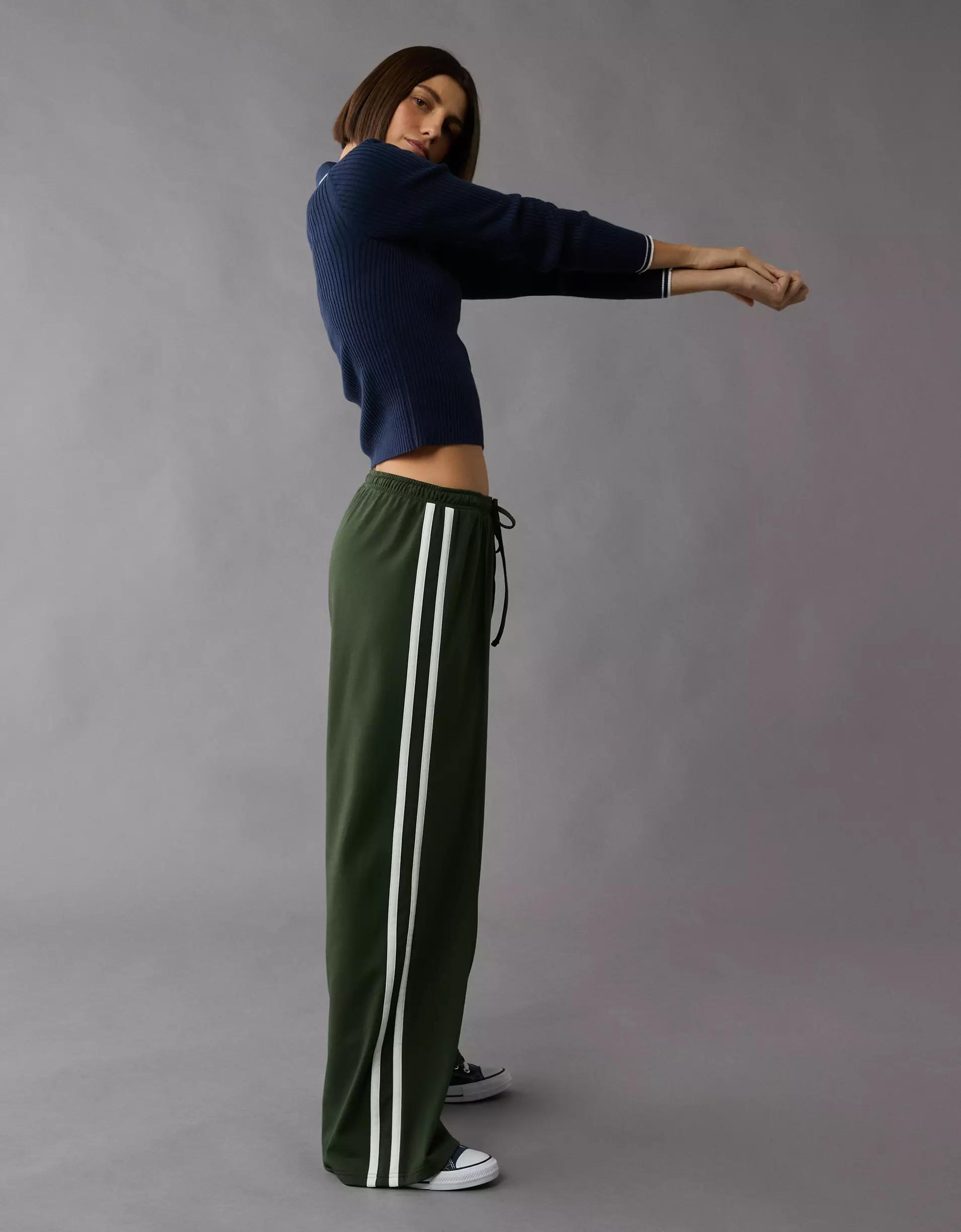 AE Long-Sleeve Collared Polo Sweater Product Image