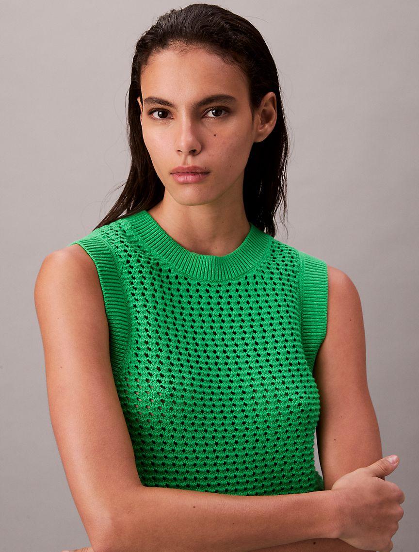 Open Stitch Tank Top Product Image