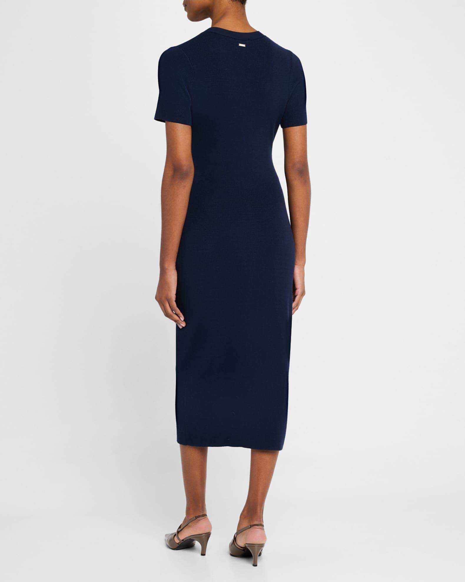 Agnes Short-Sleeve Cardigan Dress Product Image