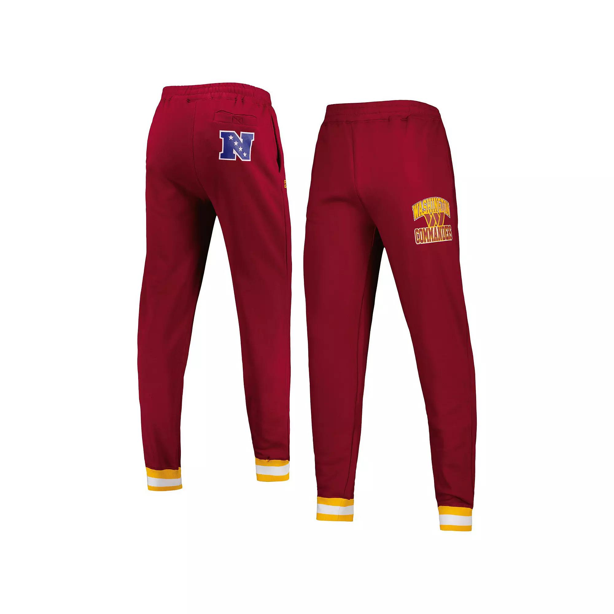 Men's Starter Burgundy Washington Commanders Blitz Fleece Jogger Pants,  Product Image