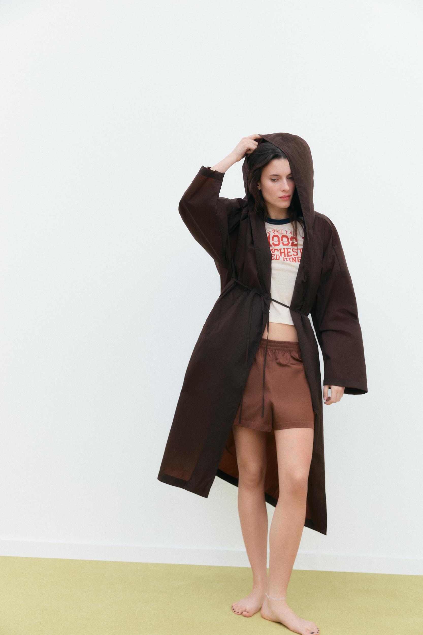 WATER REPELLENT PARACHUTE LONG JACKET Product Image