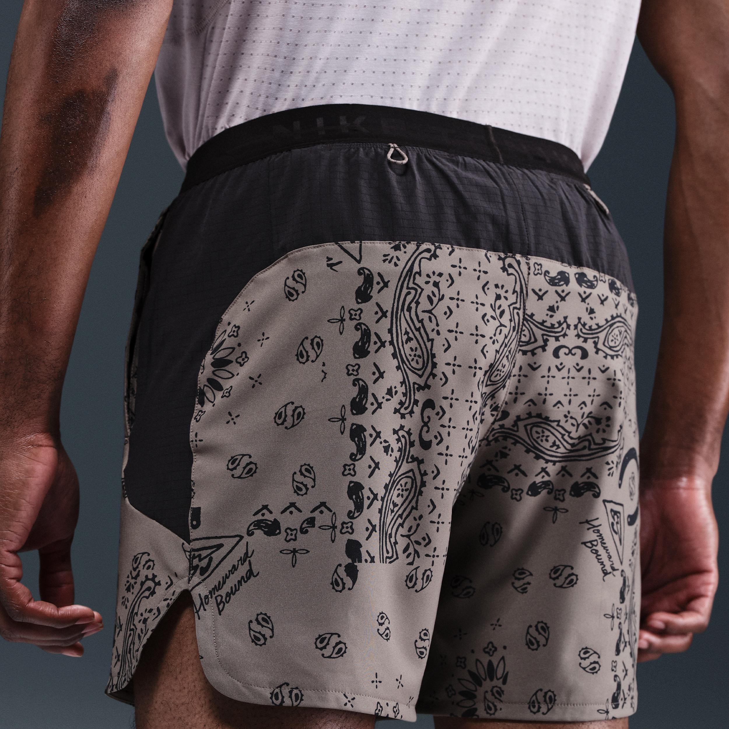 Nike Mens Trail Dri-FIT 6 Brief-Lined Running Shorts | HJ4174-289 Product Image