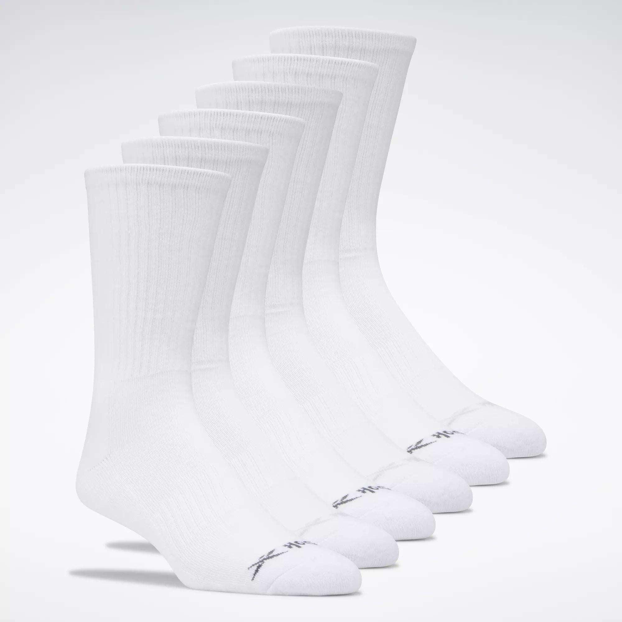 Men's Reebok Basic Crew Socks 6 Pairs Male Product Image