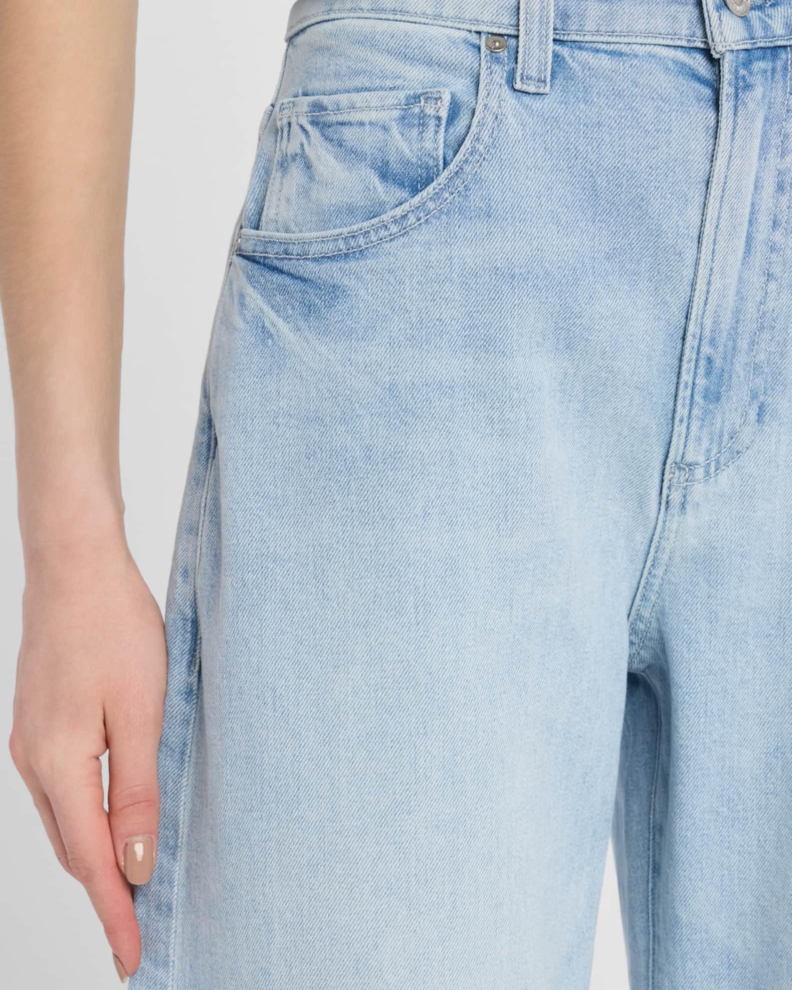 Arellia Ankle Jeans with Wide Undone Hem Product Image