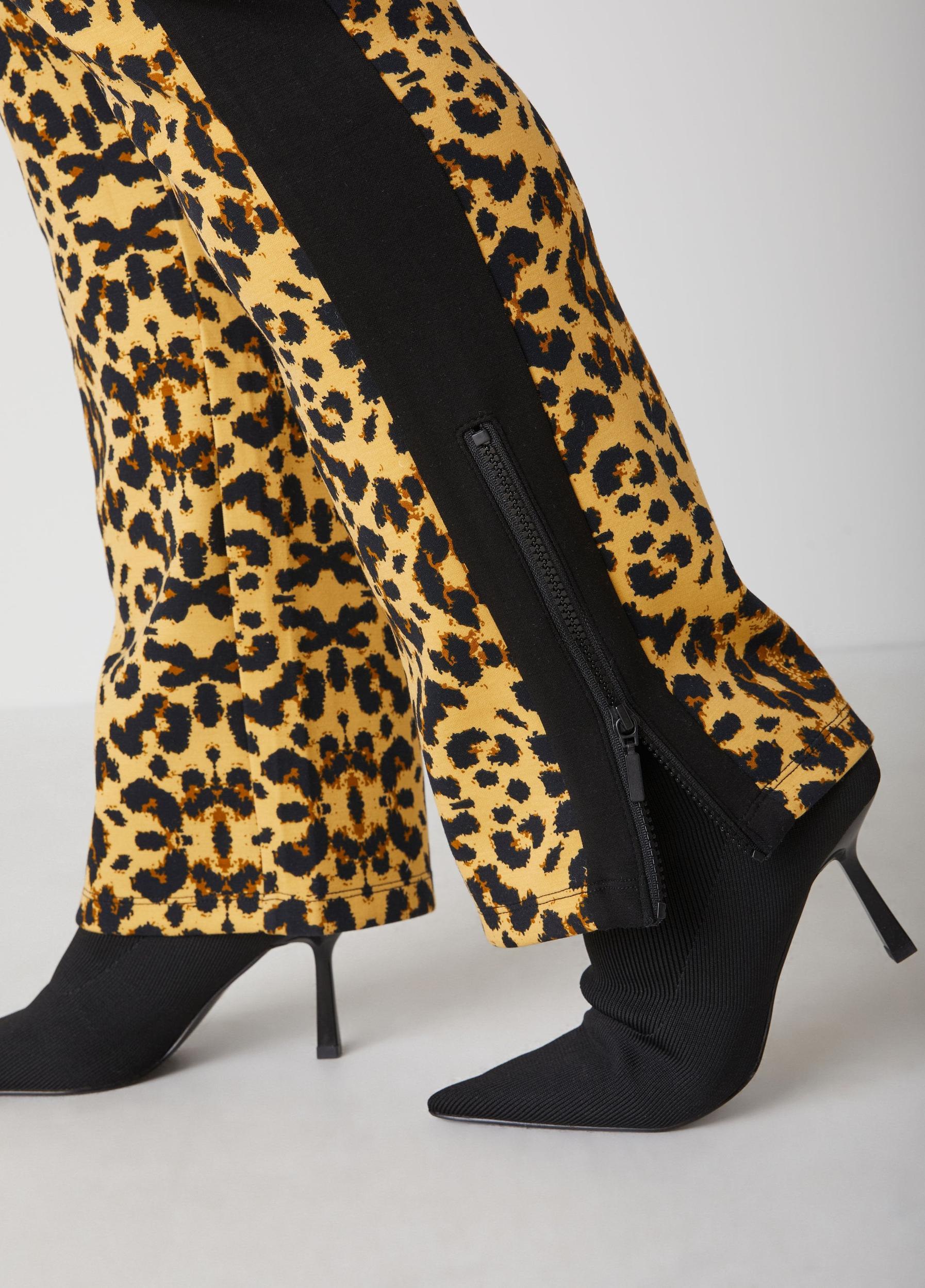 Animal Zip Detailed Track Pants Product Image