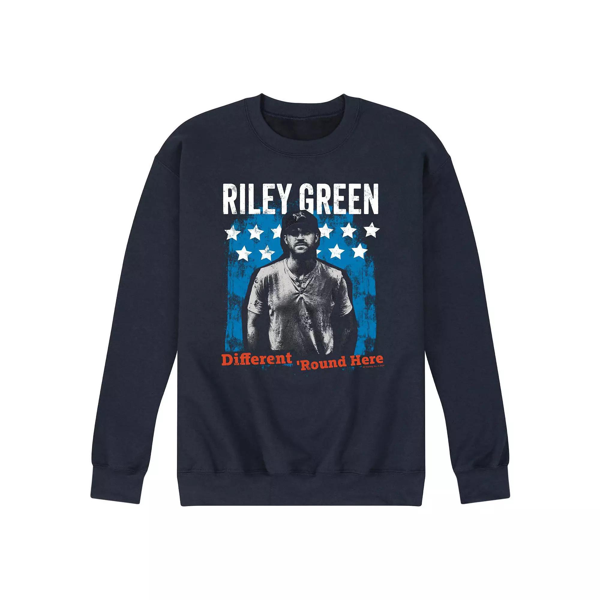 Men's Riley Green Different 'Round Here Fleece Sweatshirt,  Product Image