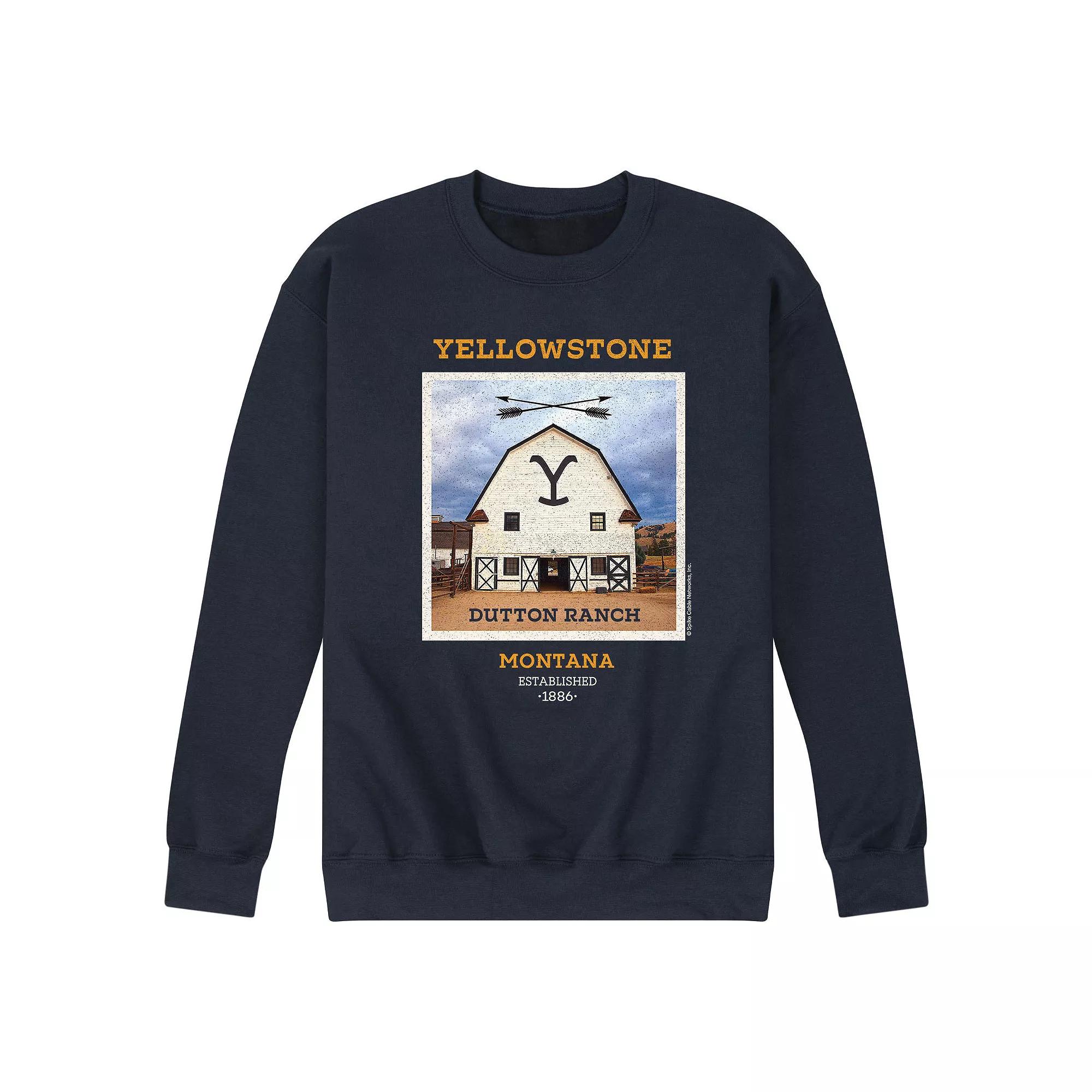 Men's Yellowstone Dutton Barn Sweatshirt,  Product Image