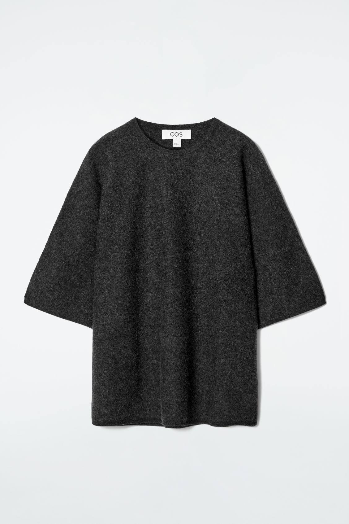 OVERSIZED BOILED MERINO WOOL T-SHIRT Product Image