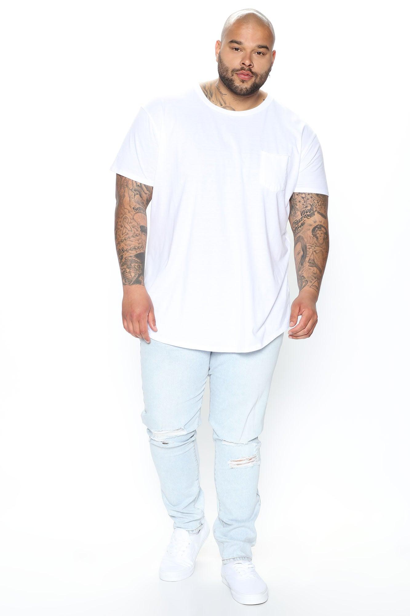 Jasper Skinny Vintage Ripped Knee Jean - Light Wash Product Image