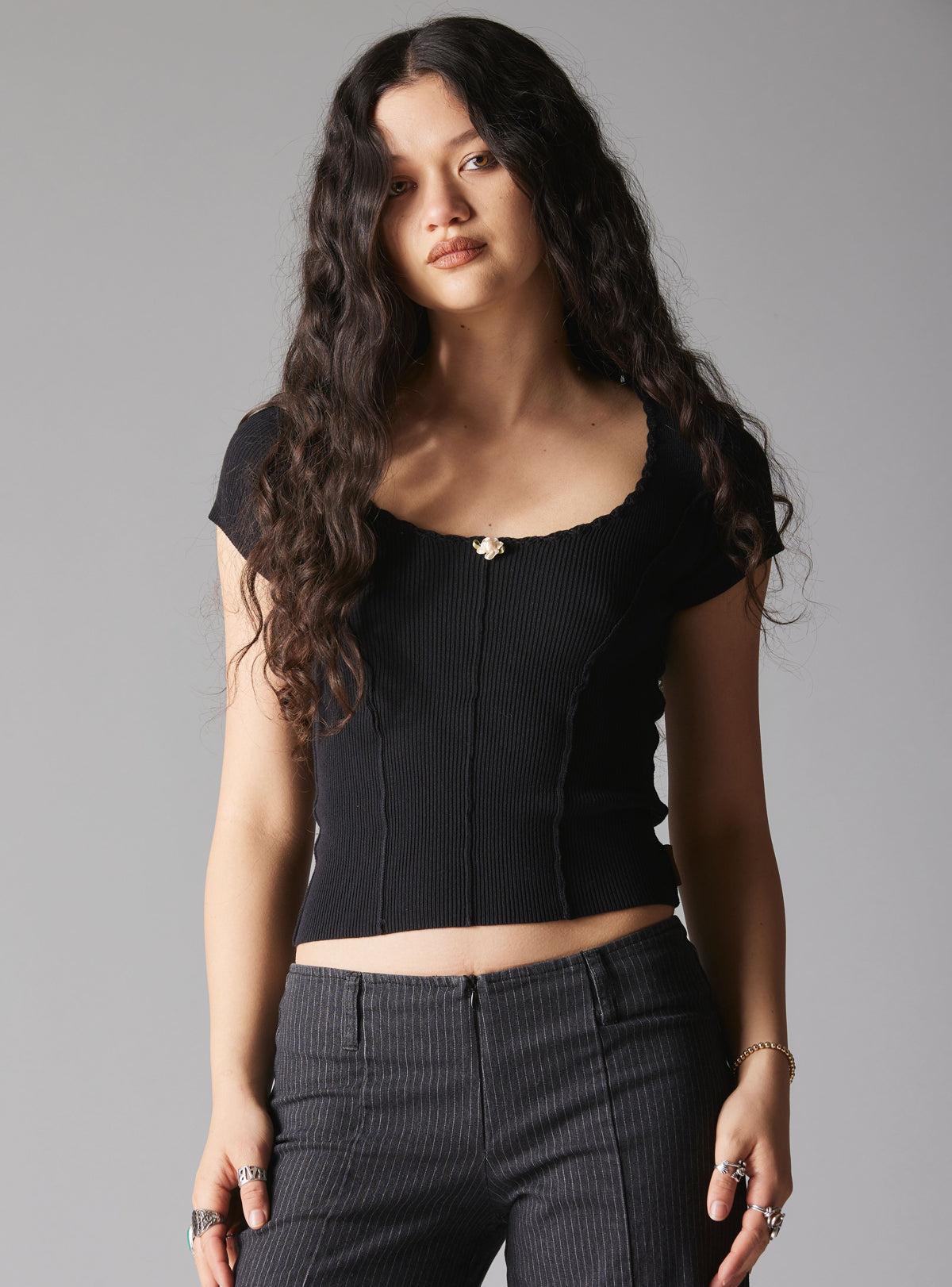 XAE Ribbed Top Female Product Image