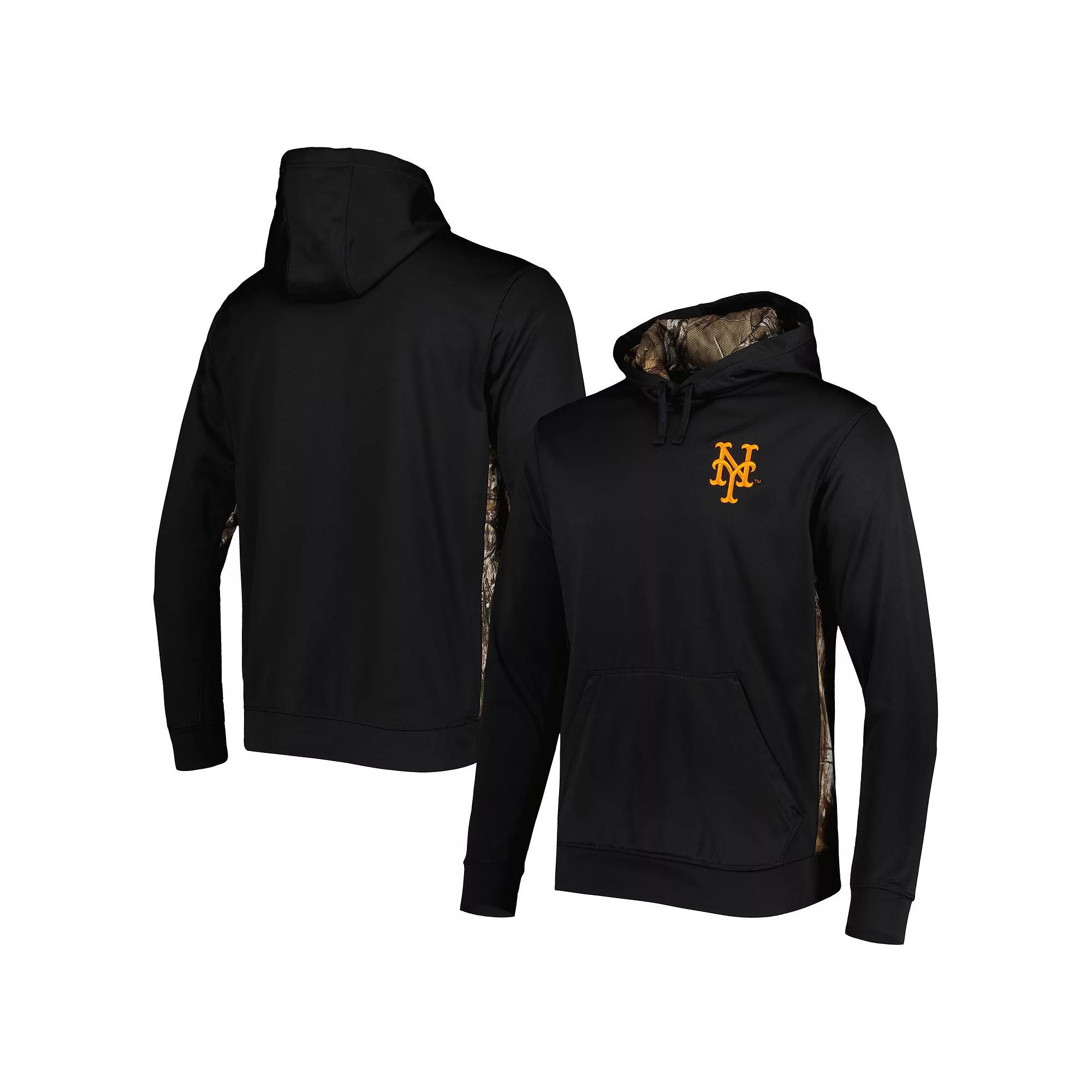 Men's Dunbrooke Black/Camo New York Mets Ranger Pullover Hoodie,  Product Image