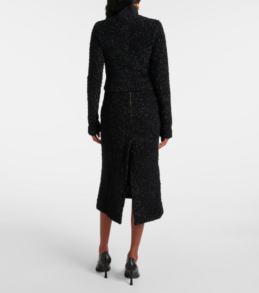 BALENCIAGA Moncler Grenoble Dark Beige Bonnieure Bomber Jacket In Black Product Image