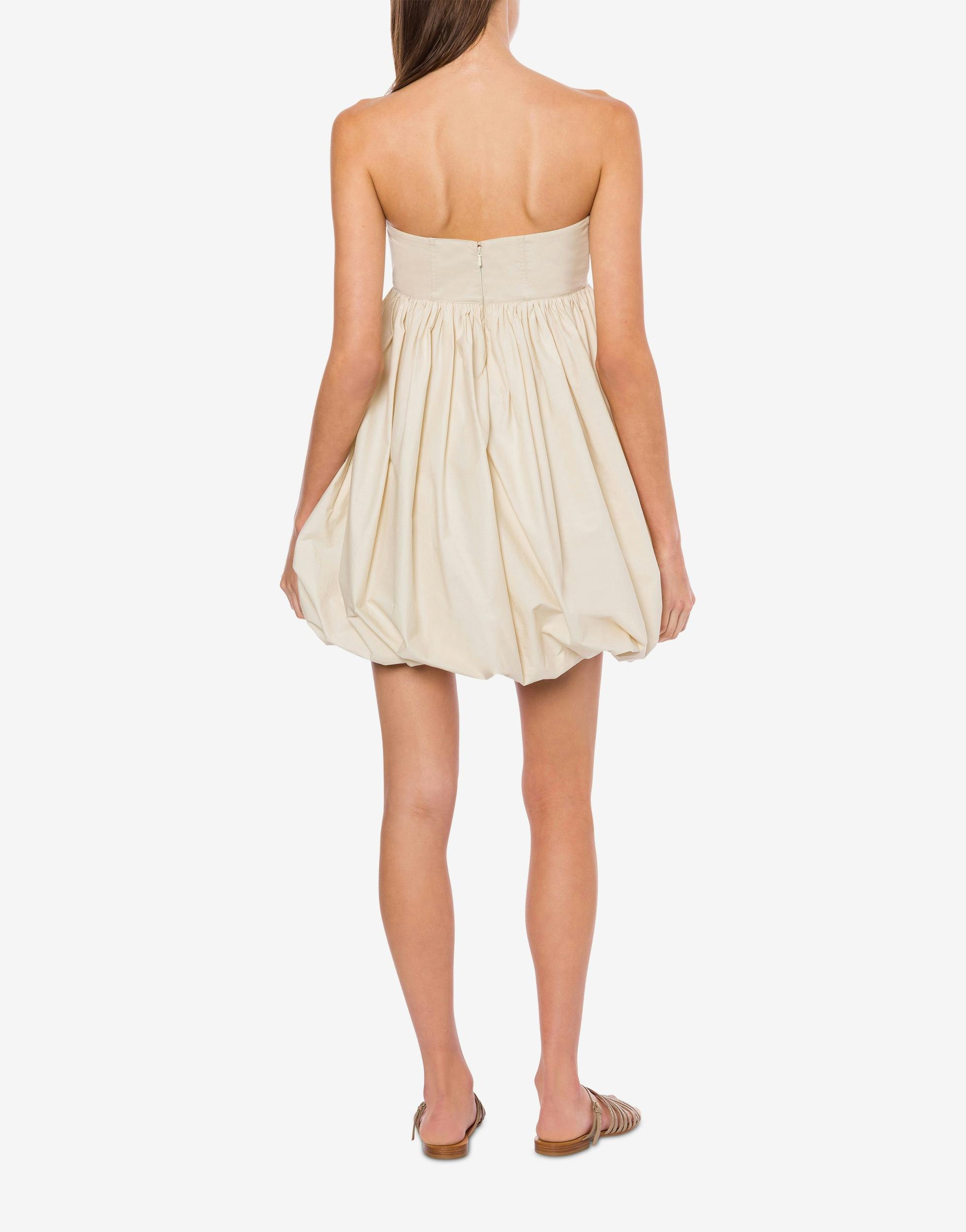 Stretch poplin bustier minidress Product Image