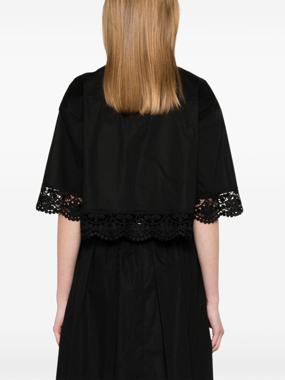 lace-trim shirt Product Image