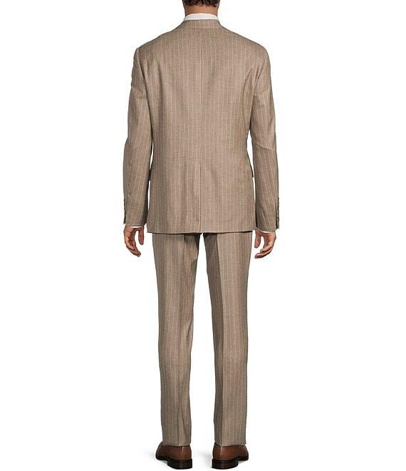 Hart Schaffner Marx New Chicago Classic Fit Reverse Pleat Stripe 2 Piece Suit Product Image