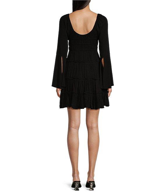 C&V Chelsea & Violet Flare Sleeve Dress Product Image