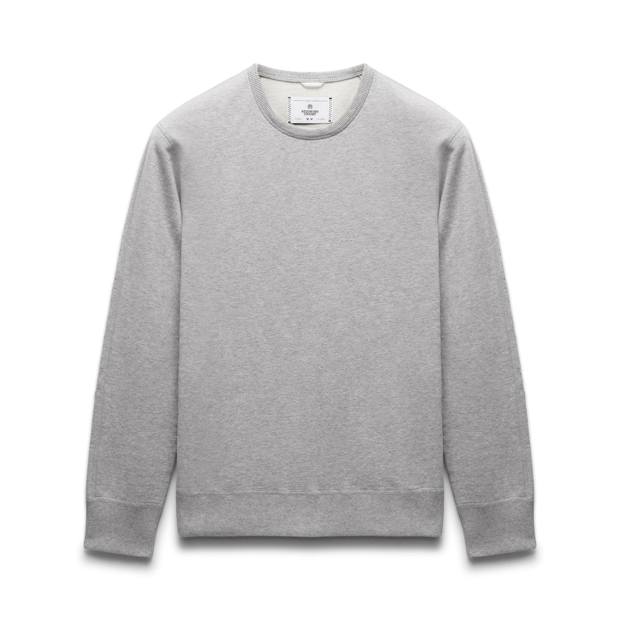 Midweight Terry Slim Crewneck - Vault Male Product Image