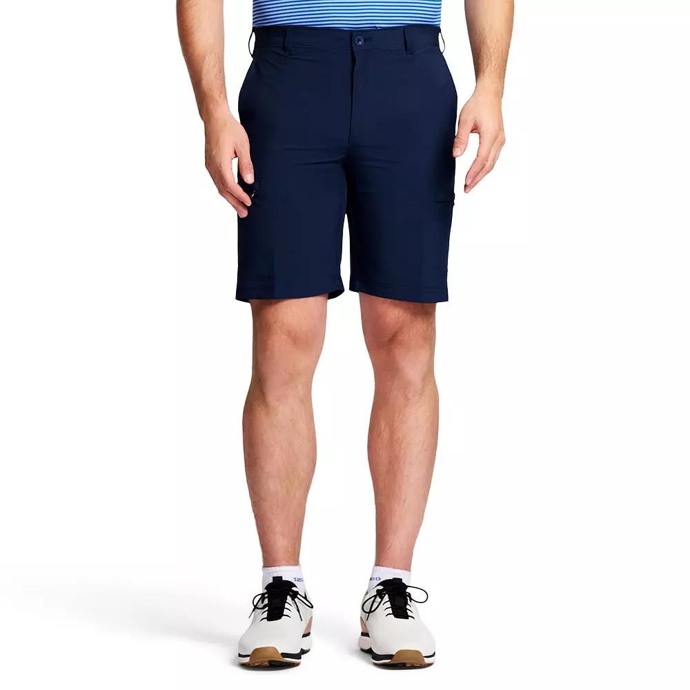 Men's IZOD 9.5-in. Golf Swingflex Cargo Shorts, Size: 42, Peacoat Product Image
