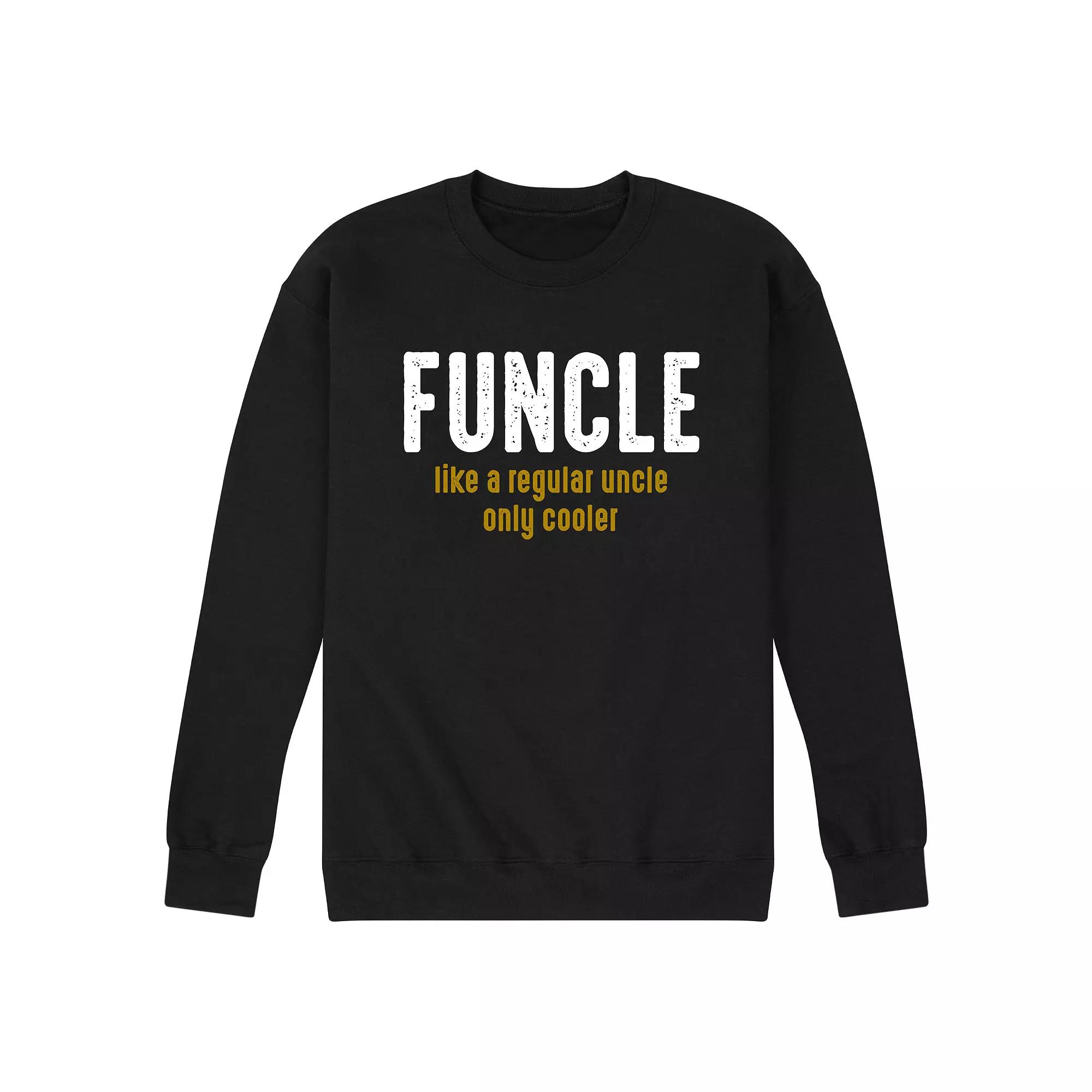 Men's Funcle Definition Graphic Fleece Sweatshirt,  Product Image