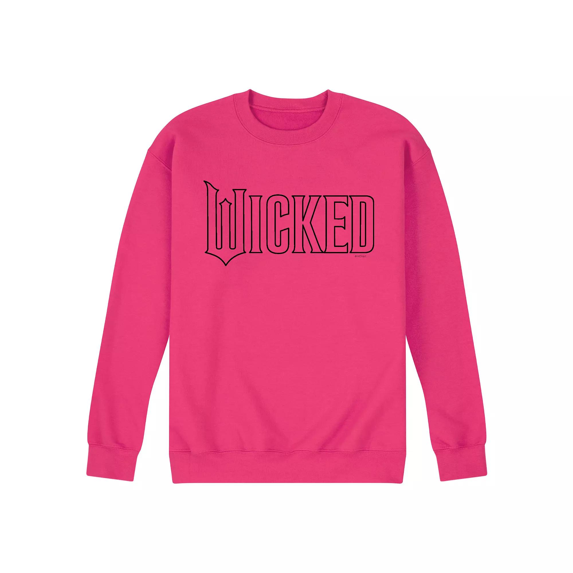 Men's Wicked Outline Logo Fleece Sweatshirt,  Product Image