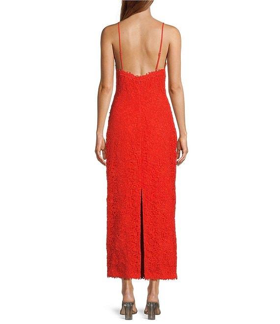 Antonio Melani Nancy Lace Square Neck Sleeveless Dress Product Image