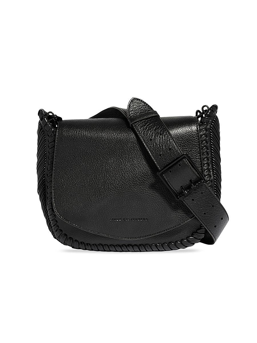 Womens All For Love Leather Saddle Crossbody Bag Product Image