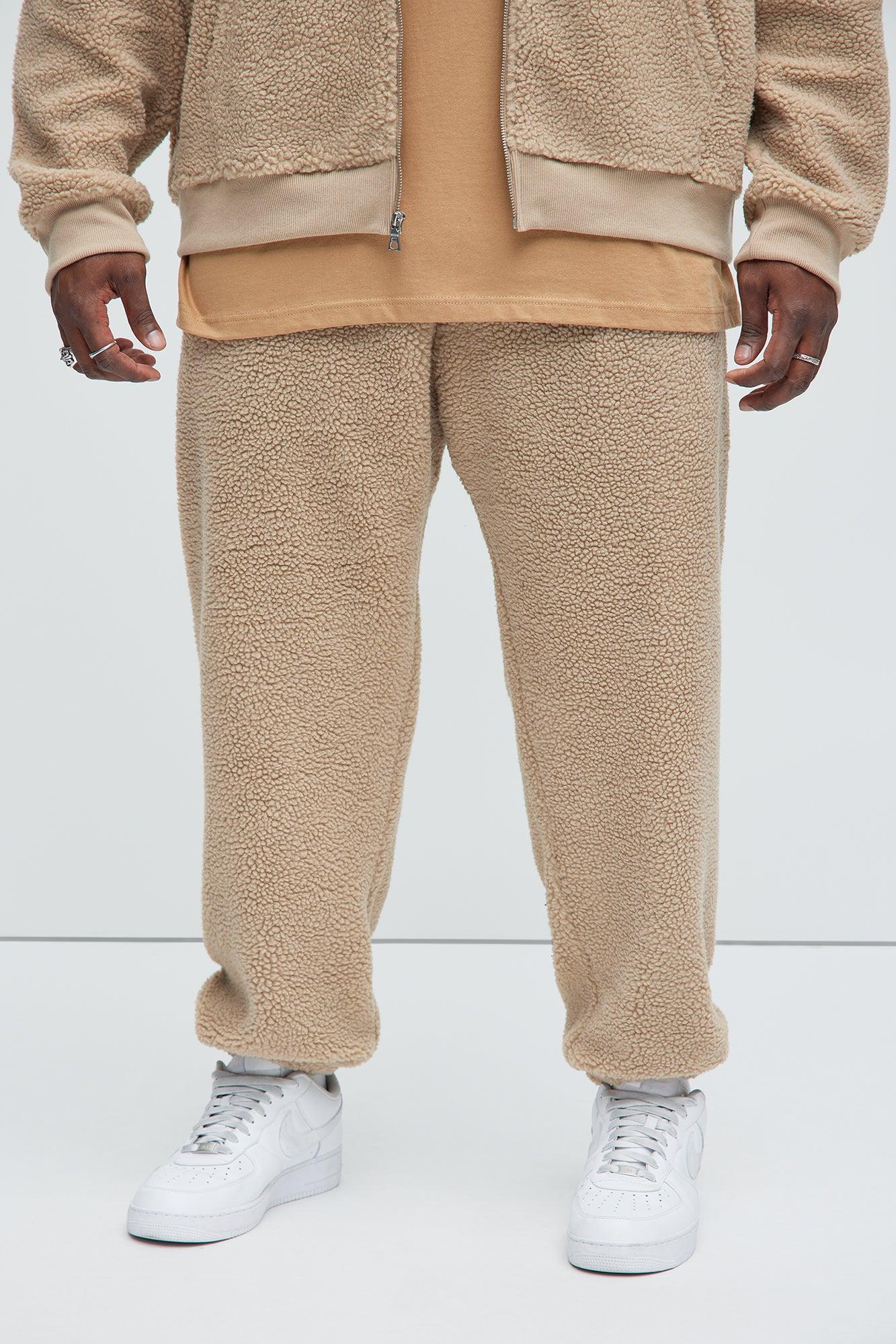 Axel Polar Fleece Jogger - Tan Product Image