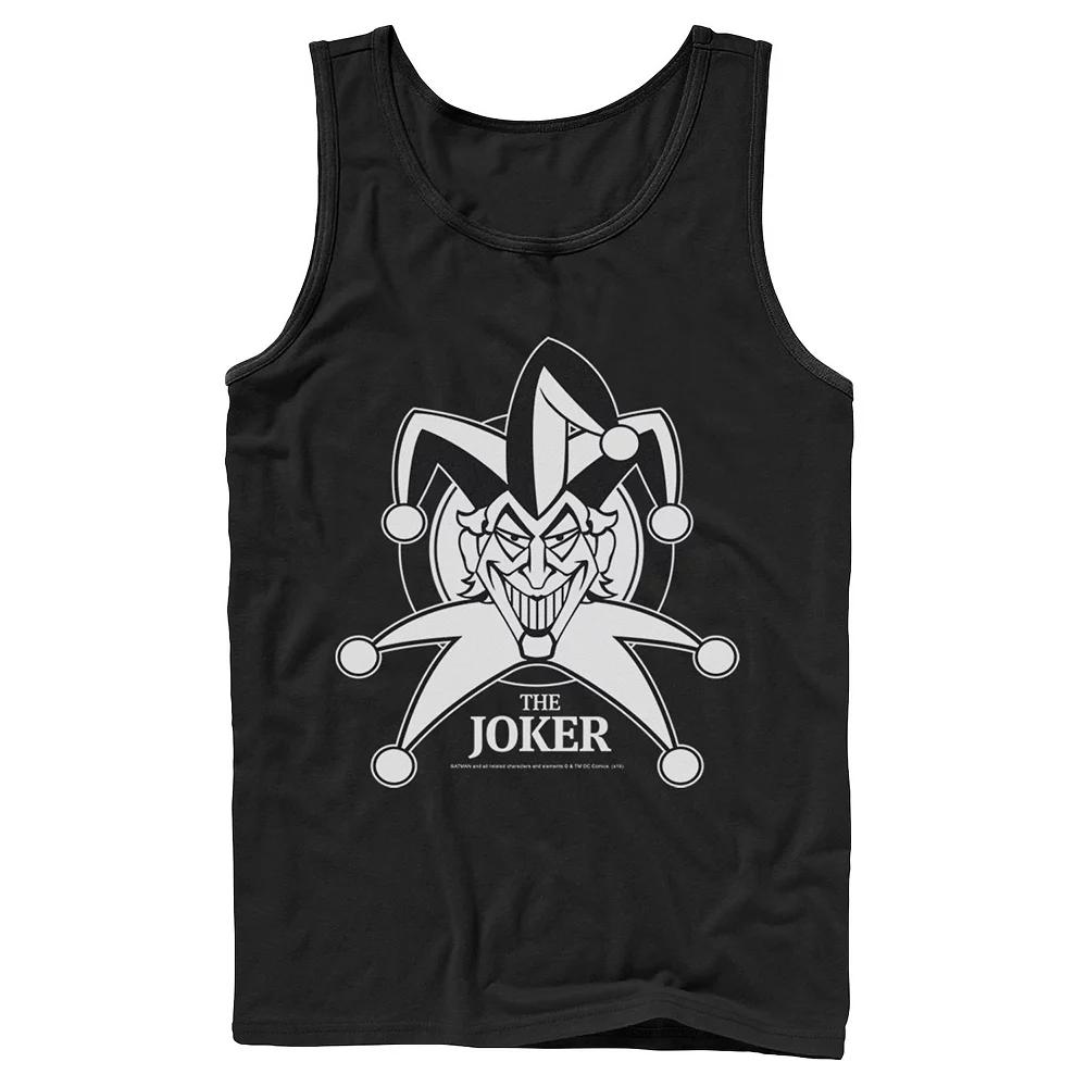 Men's DC Comics Joker Smiling Classic Poster Tank Top,  Product Image