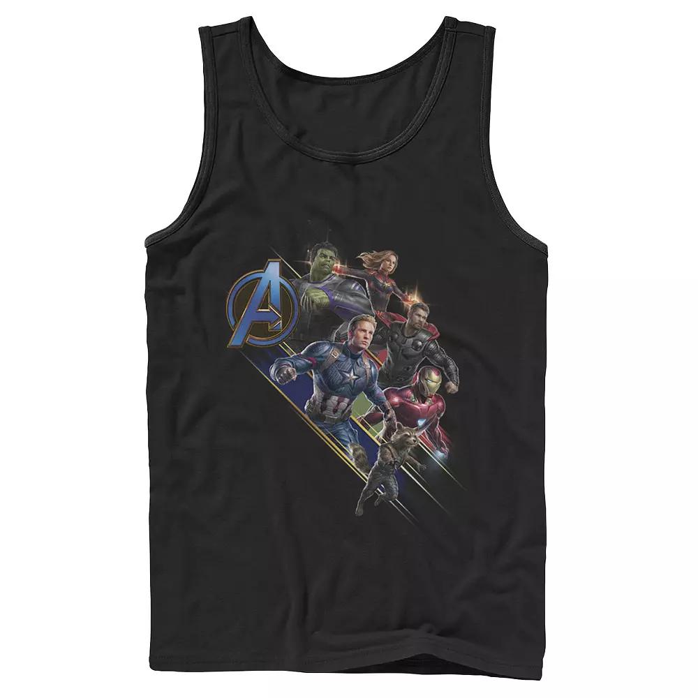 Men's Marvel Avengers Endgame Action Pose Logo Tank Top,  Product Image
