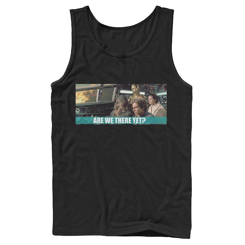 Men's Star Wars Are We There Yet Tank Top, Size: Large, Black Product Image