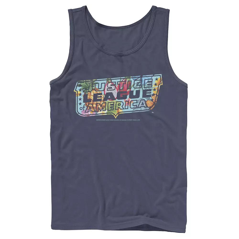 Men's Jurassic Park Distressed Original Park Logo Graphic Tank Top,  Product Image