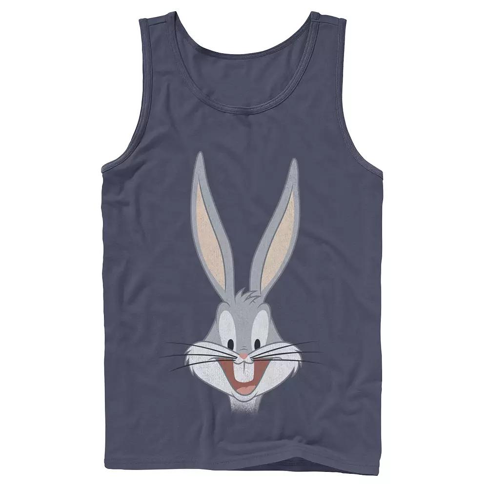 Men's Looney Tunes Bugs Bunny Smiling Large Tank Top, Size: Small, Blue Product Image