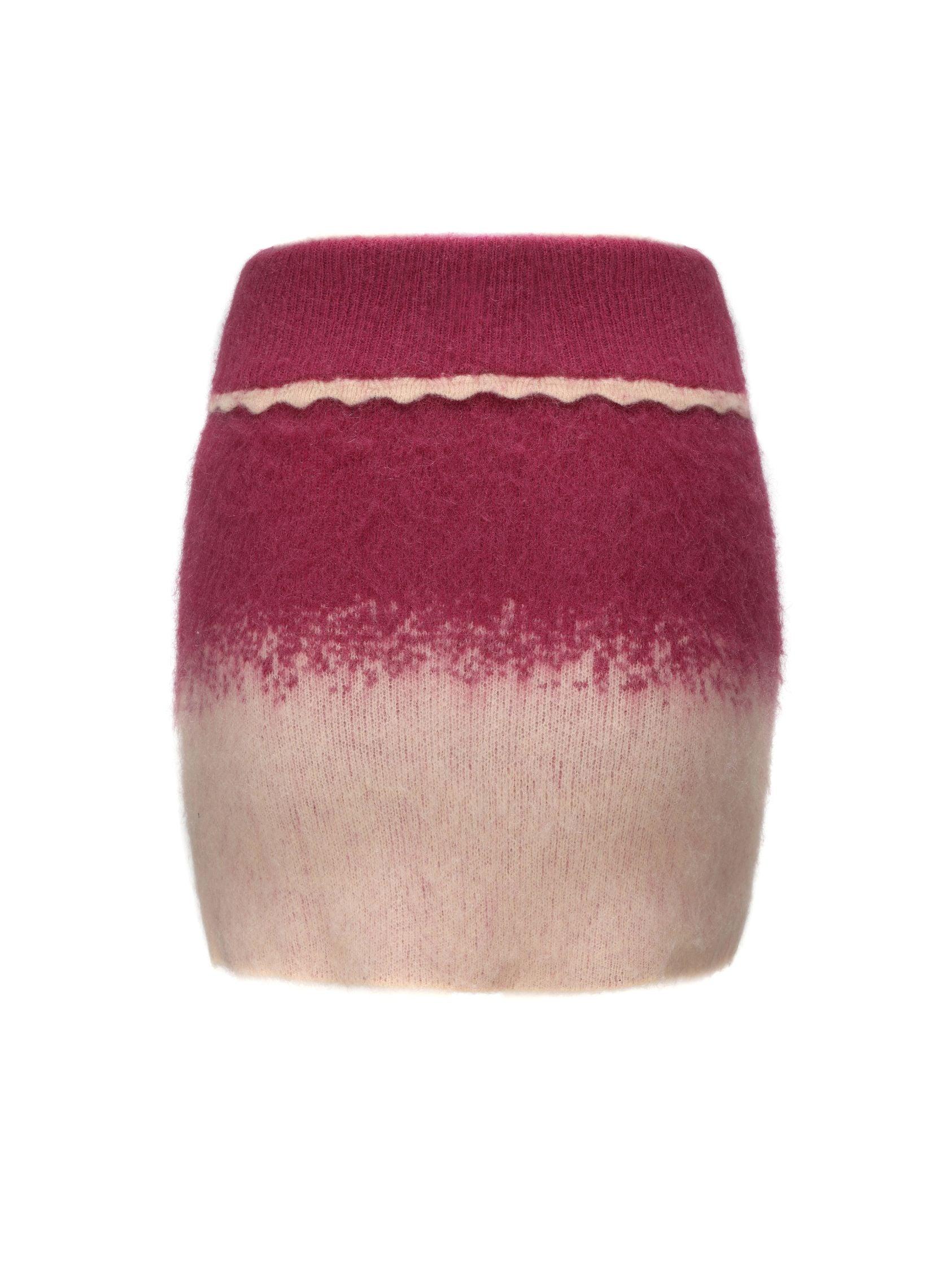 Emily Knit Cardigan Set (Magenta) (Final Sale) Product Image