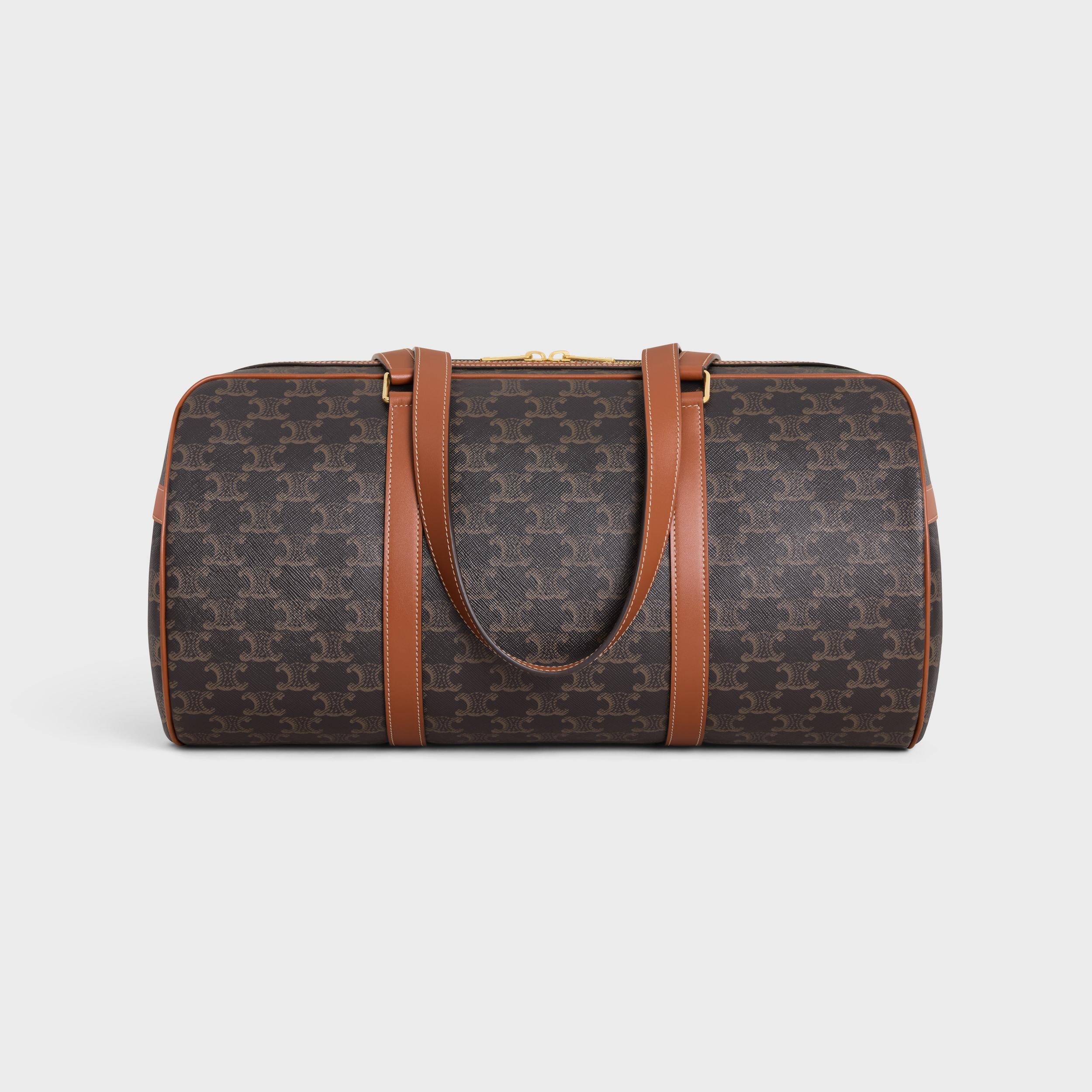 GYM BAG in TRIOMPHE CANVAS & CALFSKIN Product Image