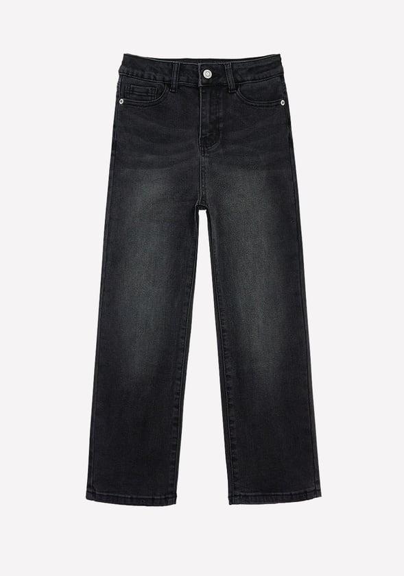 JustFab Margaux Platform Loafer Pump Womens Black/ White Size 8.5 Product Image