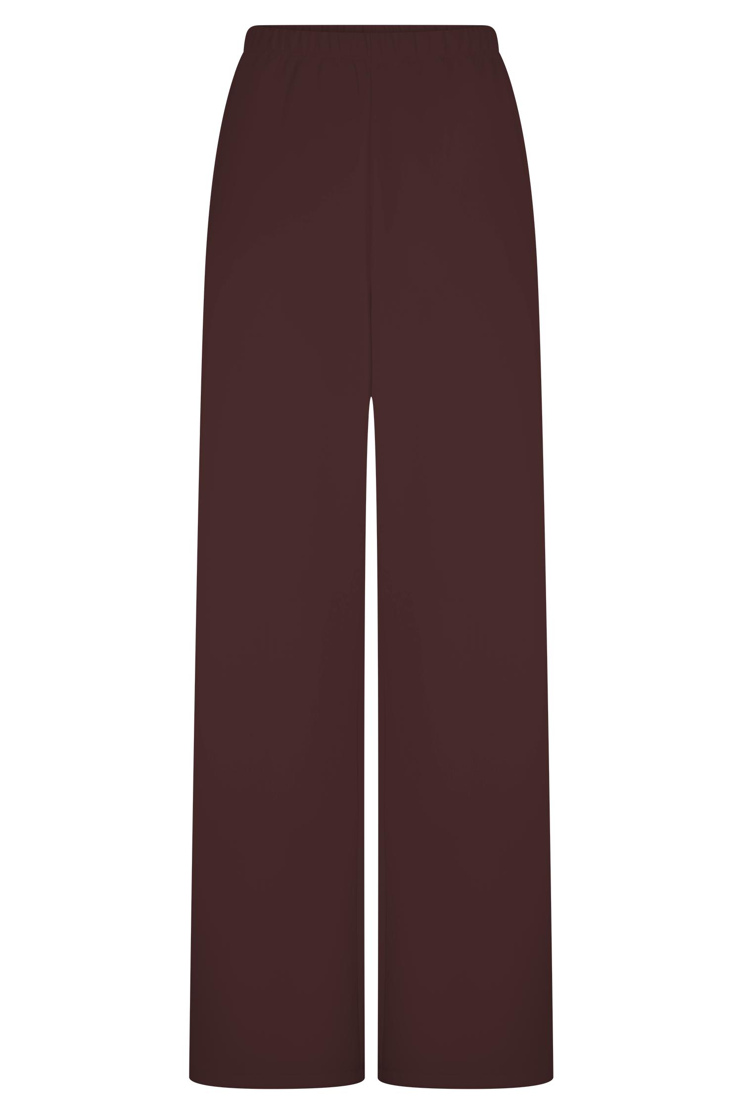 August Straight Leg Jogger - Chocolate Product Image