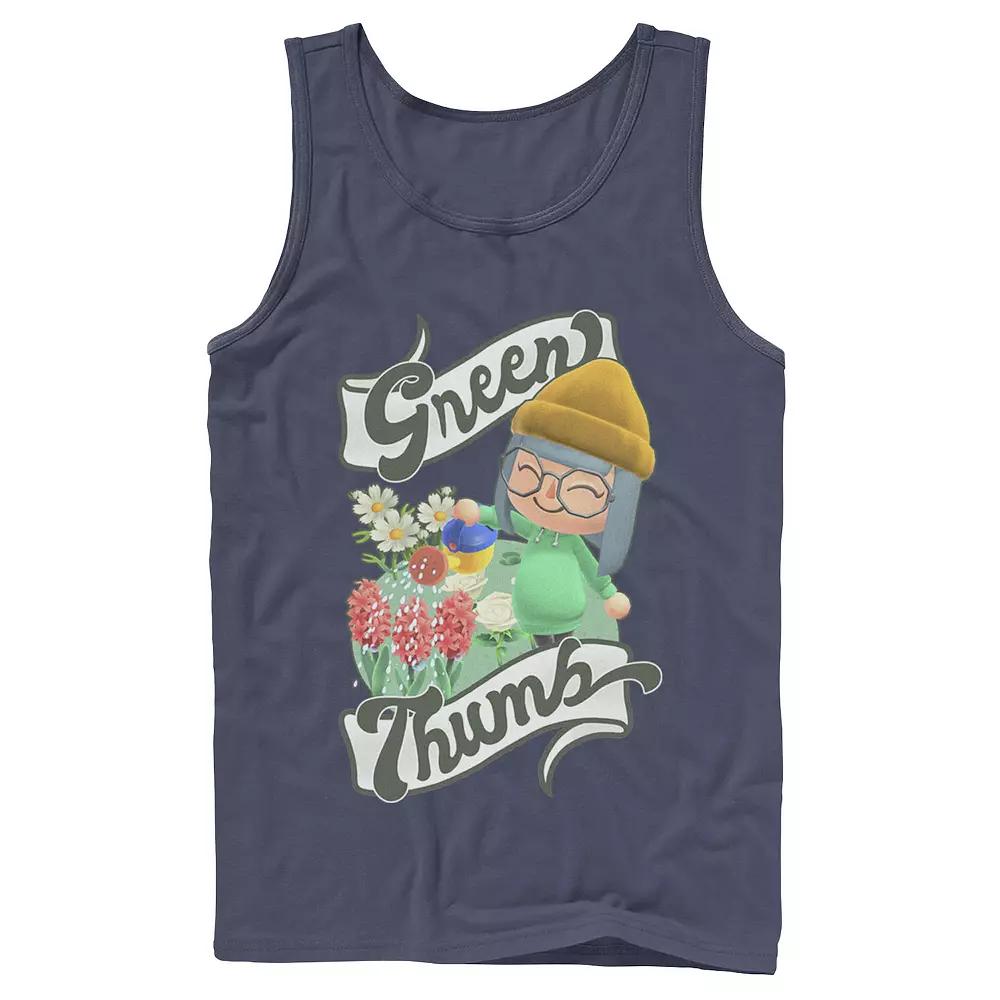 Men's Animal Crossing New Horizons Villager Green Thumb Tank Top,  Product Image