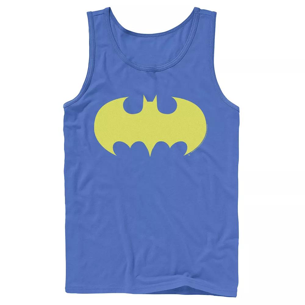 Men's DC Comics Batman Modern Chest Text Logo Tank Top,  Product Image