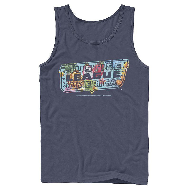 Men's Jurassic Park Distressed Original Park Logo Graphic Tank Top,  Product Image