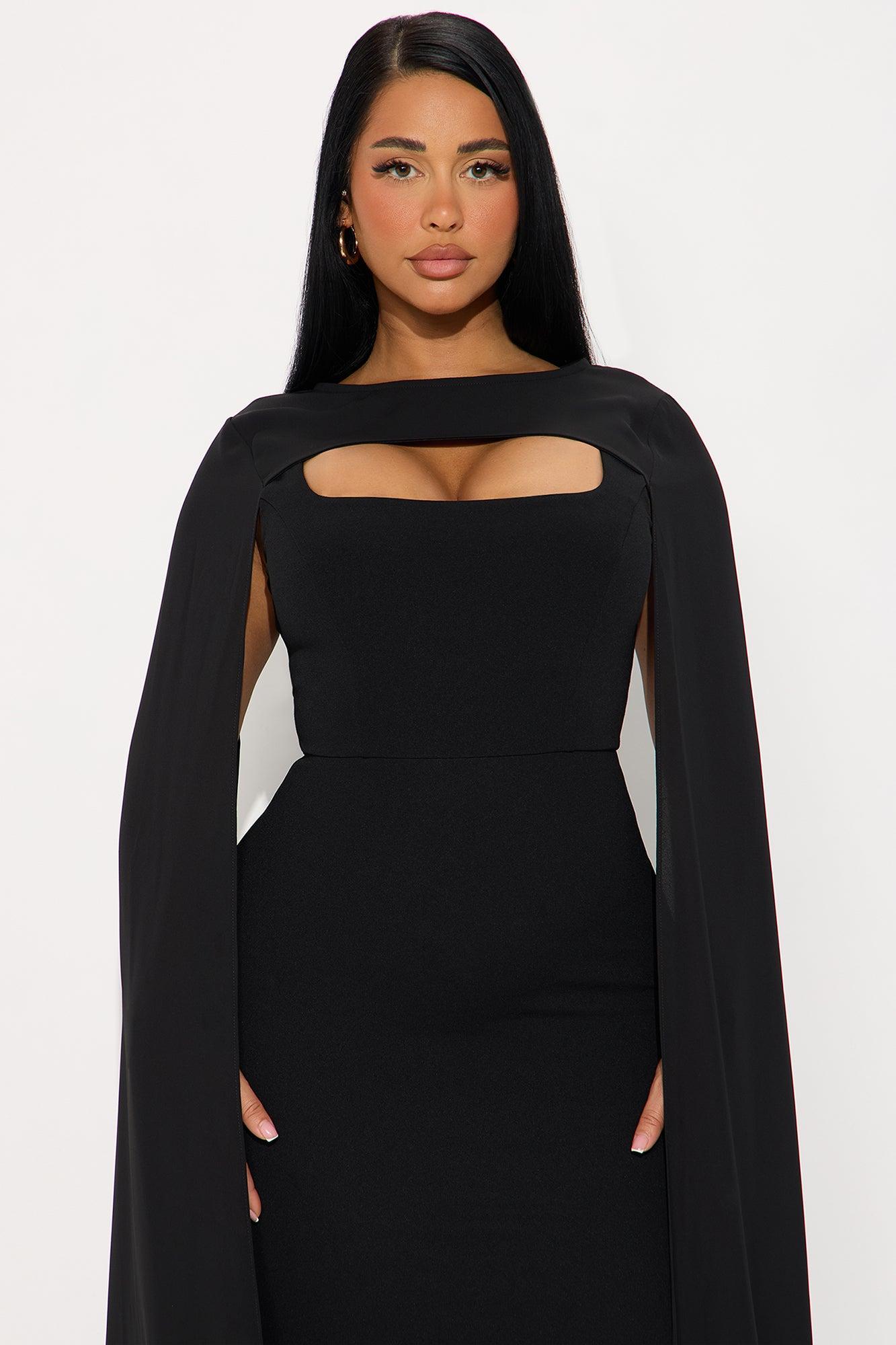 Soft Hearts Maxi Gown - Black Female Product Image